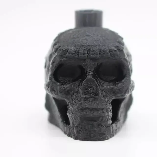 Aztec Mayan Skull Death Whistle - Bone Replica with Haunting Sound