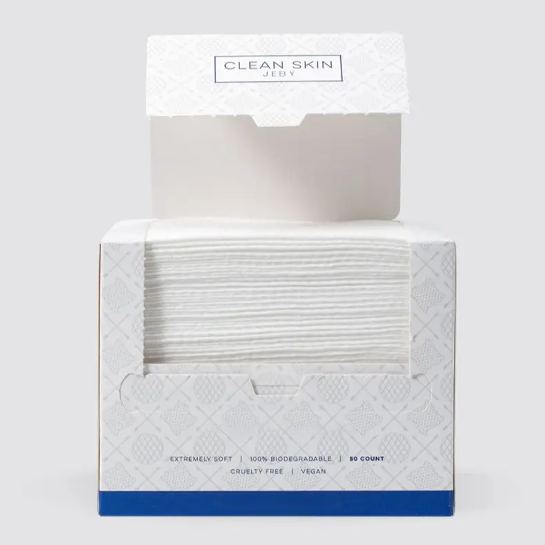 Clean Skin Cleaning Towels Largesize,USDACertifiedBiobased,ClinicallyAccepted,Makeupremoval & sensitiveskincare,50 count resealable pack FacialWipesCleansingCleanser dry face wipe makeupremover drywipe