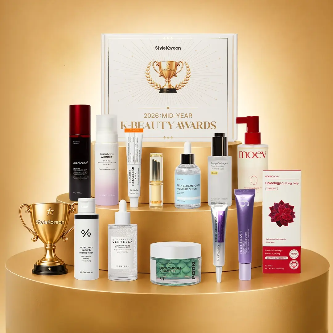 [Live Exclusive | StyleKorean] Mid Year Award Box | Curated award-winning K-beauty essentials for complete skincare routine | top-rated essentials across cleansing, hydration, and treatment.
