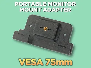 75mm VESA to 1/4" Adapter for Portable Gaming Monitor (2-screw)