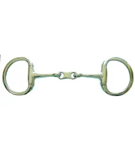French Eggbutt Snaffle Bit Double Jointed French Mouth