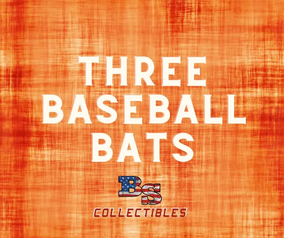 3 Factory Sealed Baseball Bat Break! Pick Your Division!