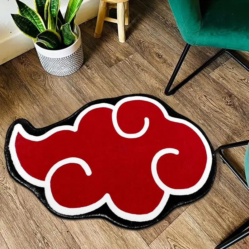 Cloud Pattern Rug, 1 Count Bedroom Bedside Cartoon Carpet, Soft Shaggy Area Rug, Thickened Fluffy Plush Floor Mat, Cute Room Decor