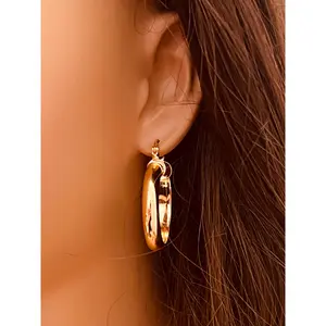 Gold Filled 30mm Hoops