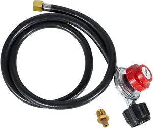 Regulator,4  High  0-20 PSI Gas Burner Adjustable Hose,Suitable for  tanks