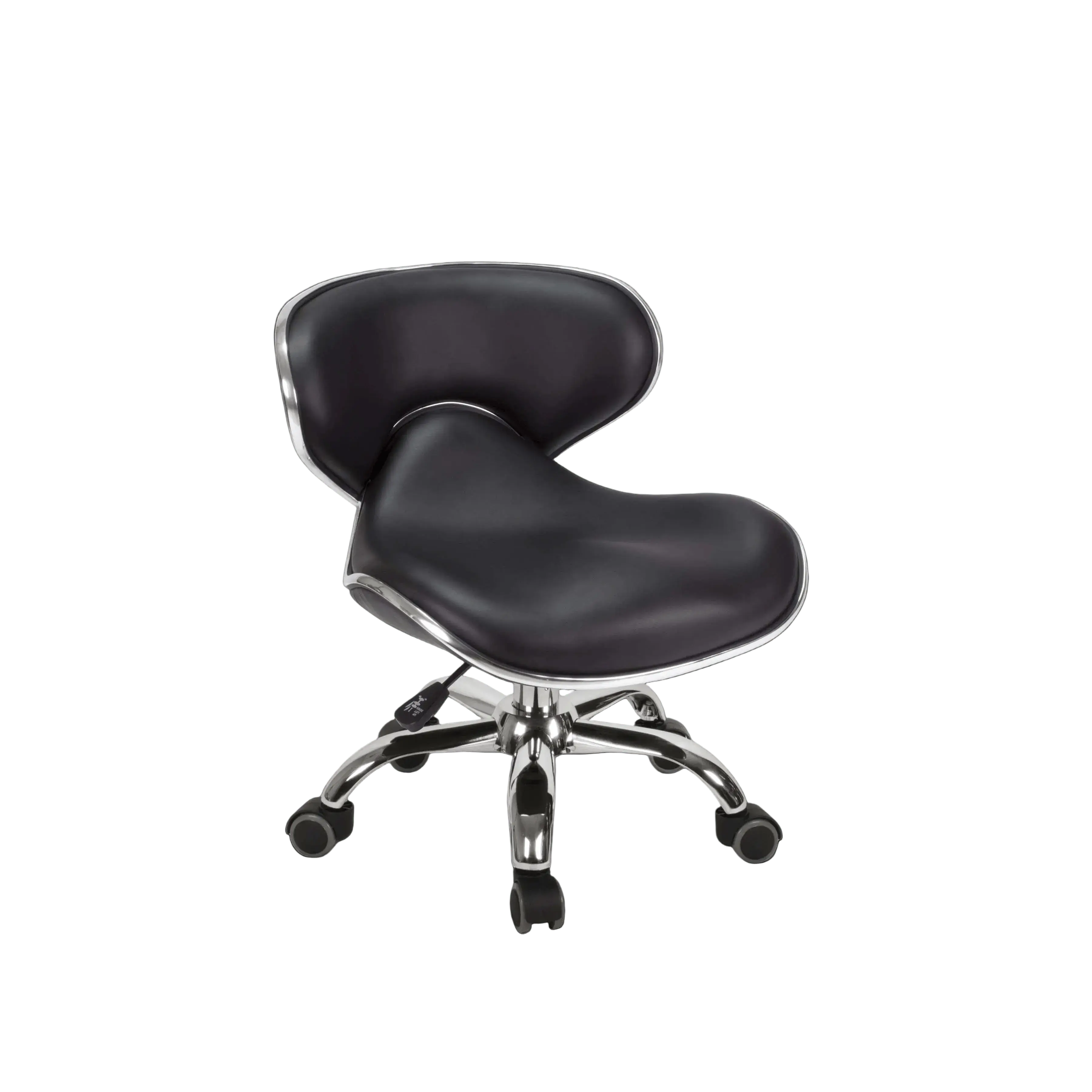 UMI Salon Pedicure Technician Stool, Rolling Seat With Adjustable 13"-15"