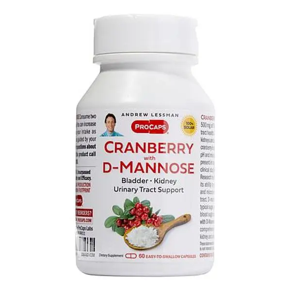 Andrew Lessman Cranberry with D-Mannose - 60 Capsules