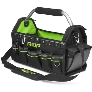 AWP, Tool Bag, Black, Tool Tote, for Professionals and Contractors