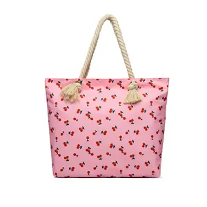 【Local Delivery】Maxoner Beach Bags For Women  Waterproof Sandproof Holds All Your Beach Essentials For Vacation, Picnic Or Pool Geometric Pattern Tote