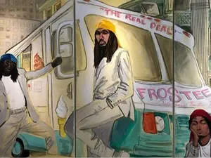 "The Real Deal" (Triptych) - ORIGINAL ART - Acrylic and oil stick 60”x36”