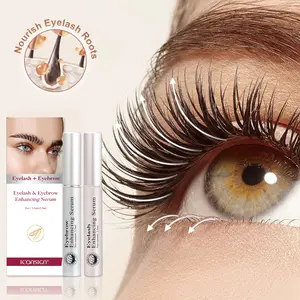 Iconsign Eyelash Growth Serum, Gentle Non-Irritating Formula, Multi-Plant Essence, Promotes Longer Fuller Lashes, Lengthening Volumizing Lashes, Longer Looking Lashes, Eye Care Supplement