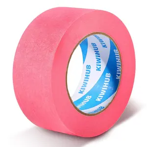 Pink Painters Tape, 2 inch x 60 Yards - Medium Adhesive Masking Tape for Painting, Labeling, DIY Crafting, Decoration and School Projects