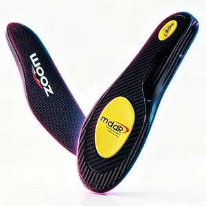 Carbon Fiber Insoles for Athletic Shoes – Pro Performance Sport Inserts, Breathable Design, Arch Support – Ideal for Soccer, Basketball, Running, Training – Men Women Black outdoorfun outdoorfun