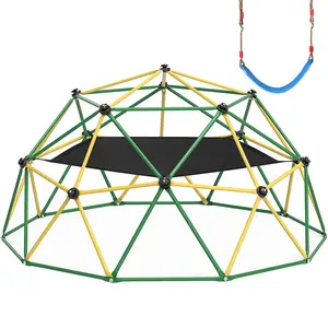 Aowos Climbing Dome, Climb Set for Kids, Jungle Gym for Kids 3-10 Year Outdoor Play Center, 6/10FT Geometric Dome Climber S 600/880/1000lbs, Rugged and Interesting Climbing Dome