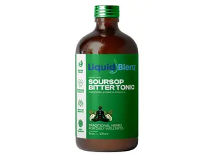 Liquid Blenz Pure Soursop Bitters Healthcare with Natural Moringa & Turmeric