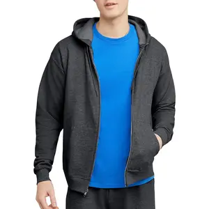 Hanes Men's EcoSmart Fleece Full-Zip Hoodie Sweatshirt