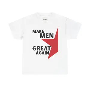 Make Men Great Again T-Shirt | Political Slogan Tee, Vintage Graphic Tee, Cool Summer Outfit, Funny Tee, 100% Cotton Unisex Shirt Oversized Streetwear Streetwear