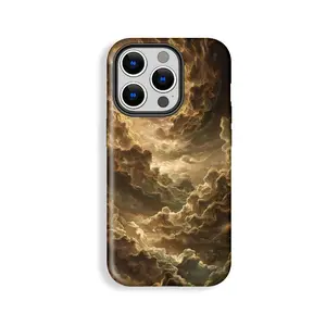 "Ancient Greek Style Starry Sky Phone Case, Vintage Constellation Pattern, Dual Layer Shockproof Cover for iPhone 11-17 Series, Artistic Gift "