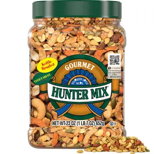 Gourmet Hunter Bulk Trail Mix, 23 oz (Pack of 1), Sesame Sticks, Roasted Peanuts, Sunflower Kernels, Almonds, Cashews & Pepitas, Mixed Nuts, Snacks for Adults & Kids