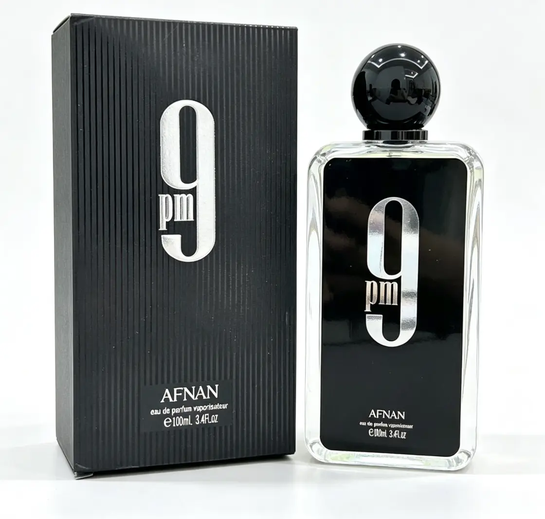 Afnan 9 PM Eau de Parfum 100ml Rich Woody Vanilla Spicy Long Lasting Men’s Cologne Spray