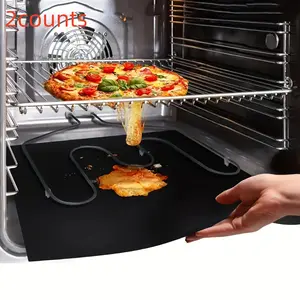 Non-Stick Oven Liners Set, 2 High Temperature Resistant Baking Mats, Microwave Kitchen Accessories, Small Kitchen Tools, Baking Supplies