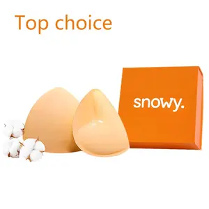 Women's Double-Sided Adhesive Fabric Push Up Bra Cup Inserts, Lady's Bra Accessories for Backless Outfits, 2-Cup Size Boost, Reusable, Sweat & Water Resistant, Portable Lift Sticky Washable No-Sew Invisible Nipple