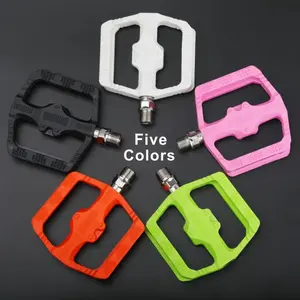 Sixsixone Wide Large Dual Du Bearing Nylon Bike Pedal, Universal for Mountain Bikes, Road Bikes, Small Wheel Bikes, Cycling Foot Pegs, Mtb Pedals