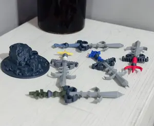 Oldschool Runescape Godsword Pen - High-Quality Material, Vibrant Color Scheme, Ideal for Fans & Collectors