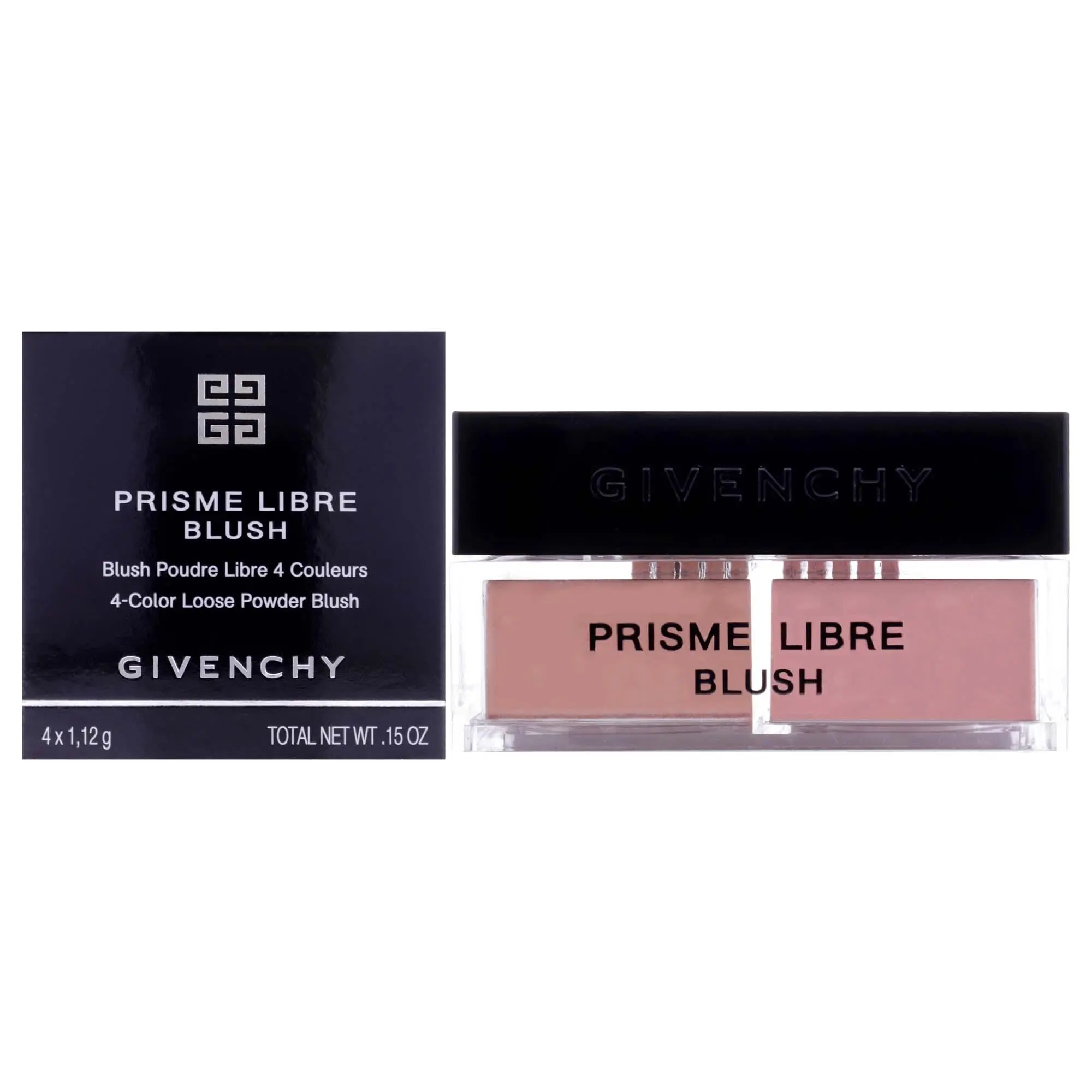 Givenchy Prisme Libre Cosmetic Makeup Powder Blush - 4 Organza Sienne for Women, 0.15 oz Natural Glow Face Blush