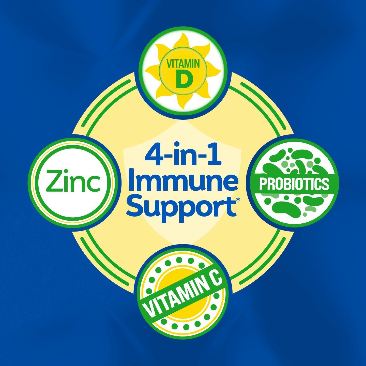 Culturelle Immune Defense Probiotic Chewables - Daily Probiotic Chewables with Vitamins C, D & Zinc