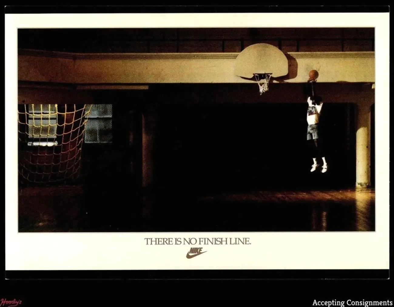 1982-92 Nike 5x7 Poster Cards #290812 There is No Finish Line Basketball (1988)
