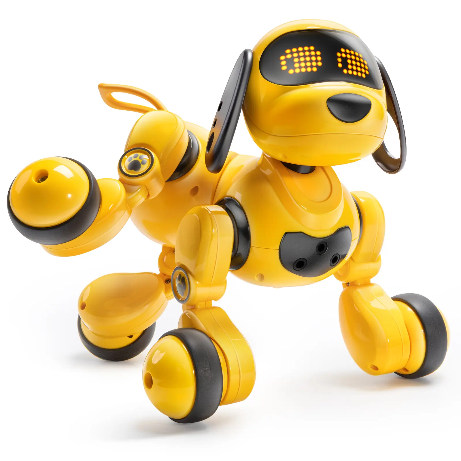 Ruko 18011 Interactive Robot Dog Toy for Kids, Smart Remote & Gesture Control Robot Puppy with Programmable Actions, LED Expressions, STEM Learning Gift for Boys & Girls Ages 3-8