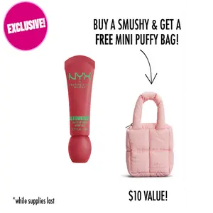 Smushy Matte Lip Balm, Soft-Matte, Buildable Blurring Pigment, Hydrating Lip Balm, NYX Professional Makeup