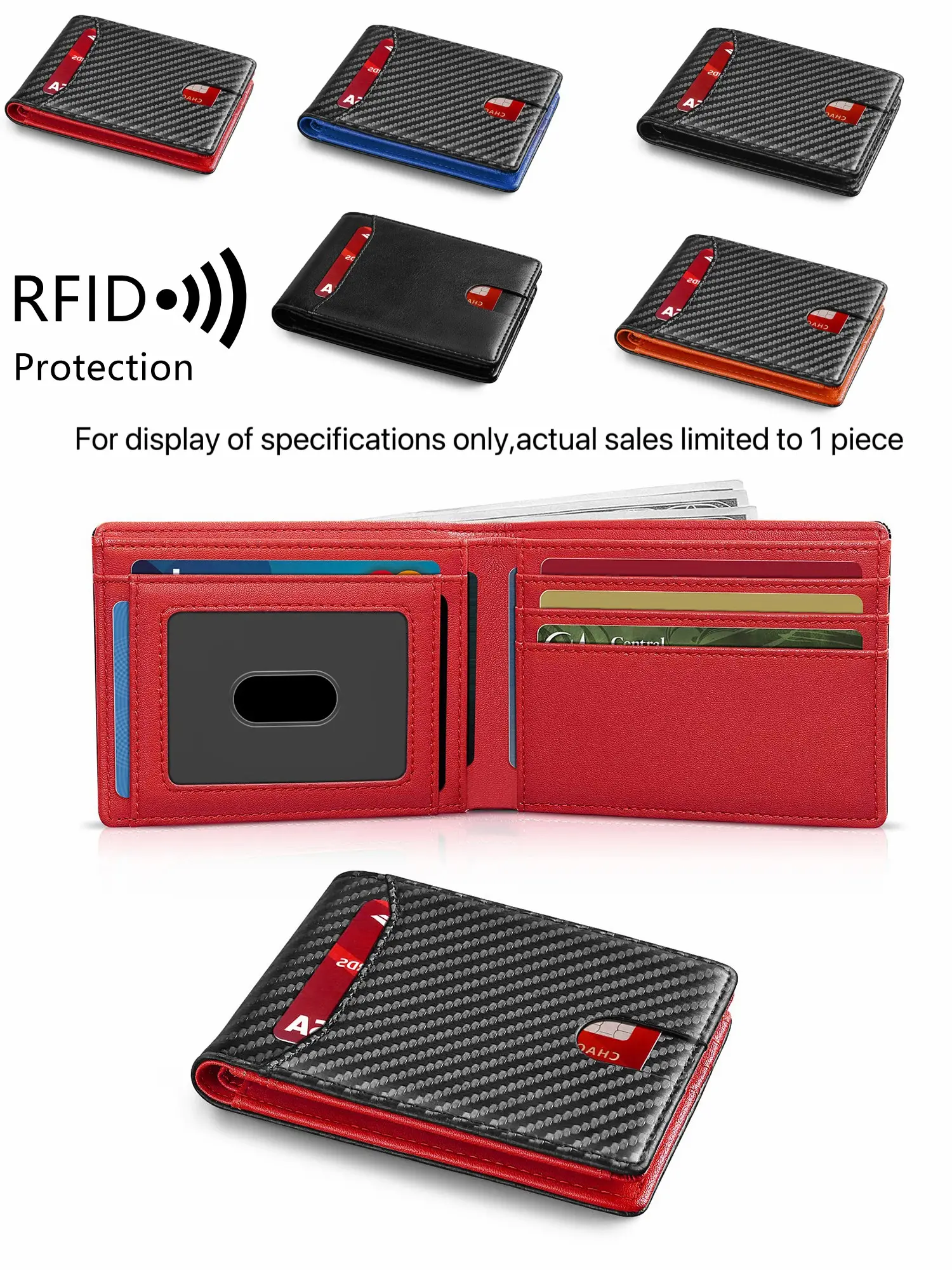 Short Wallet, Men's Ultra-Thin RFlD Anti-Theft Walletsecure Credit Card Holder, Compact Design Suitable Fordaily Use, Men's Fashion Accessory, Ideal Men's Gift, Christmas Gift, Valentine's Day Gift, Rfid Shielded Wallet