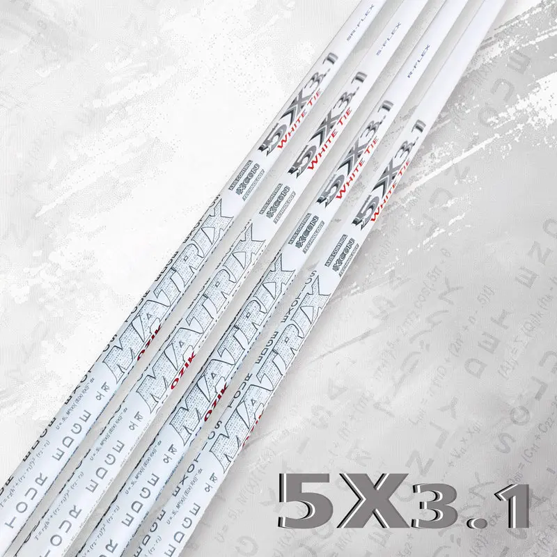 MATRIX TE5X3.1 Raw Uncut Golf Driver Shaft, High Carbon Fibre Construction, Exquisite Technology, White Finish, Smooth Swing, Stable Stroke
