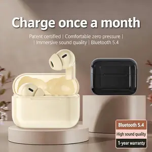 MOKATA wireless earphones with a high level of design and performance, Bluetooth 5.4, instant connection, no interruptions, low latency for gaming, 200 hours standby, essential for everyday outings, sports accessory, AirPods 4 stereo