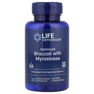 Life Extension Optimized Broccoli and Myrosinase, 30 Vegetarian Capsules