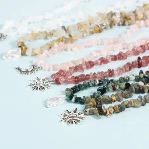 【Celestial Harmonay】 Natural Crystal Beads Choker and Necklace