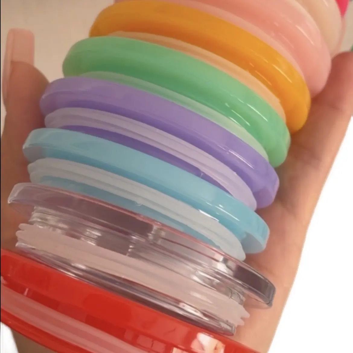 Acrylic colored lid for 16oz glass can Acrylic colored lid for 16oz glass can