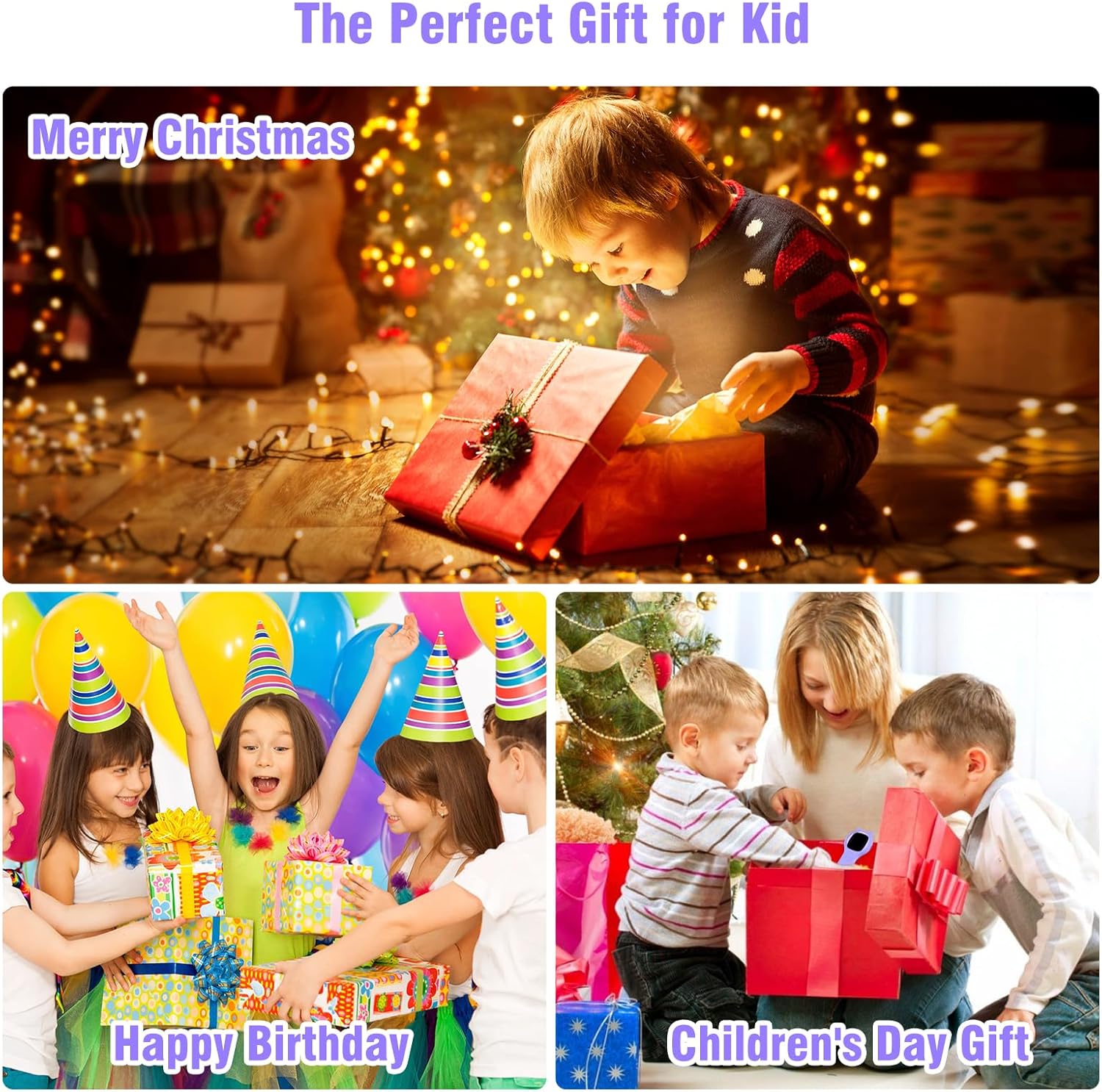 Children's Portable Microscope, Suitable for Kids and Adults,Mini Handheld Pocket Digital Microscope, IPS ScreenElectronic Magnifier, with 8 Adjustable LEDs and Photo andVideo Capture Functions, as Children's Birthday