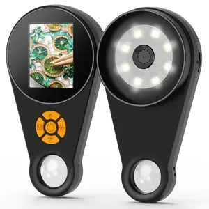 Handheld Portable Digital Microscope: 2.0" IPS Color Screen, 500X Magnification, 178° Viewing Angle, 200MP, 8 LED Lights, Photo/Video, Phone/PC Connect – for Watch & PCB Repair learning christmas gift tools