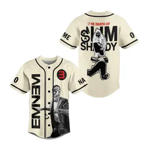 Personalized Em The Death Of Slim Shady Baseball Jersey Shirt Gift For Fans Men Women