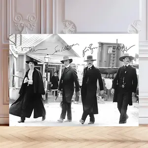 Tombstone Premium Quality Unframed Poster Canvas - A Must-Have for Die-Hard Western Movie Enthusiasts, Ideal for Home Theaters and Office Wall Decor!