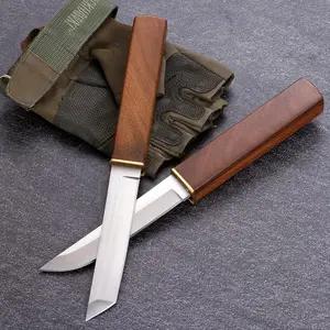 2-in-1 twin knife, two knife combination, portable outdoor camping knife, gift box packaging, men's gift