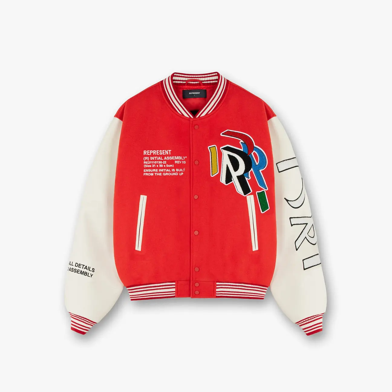 REPRESENT Initial Varsity Jkt Mens Apparel