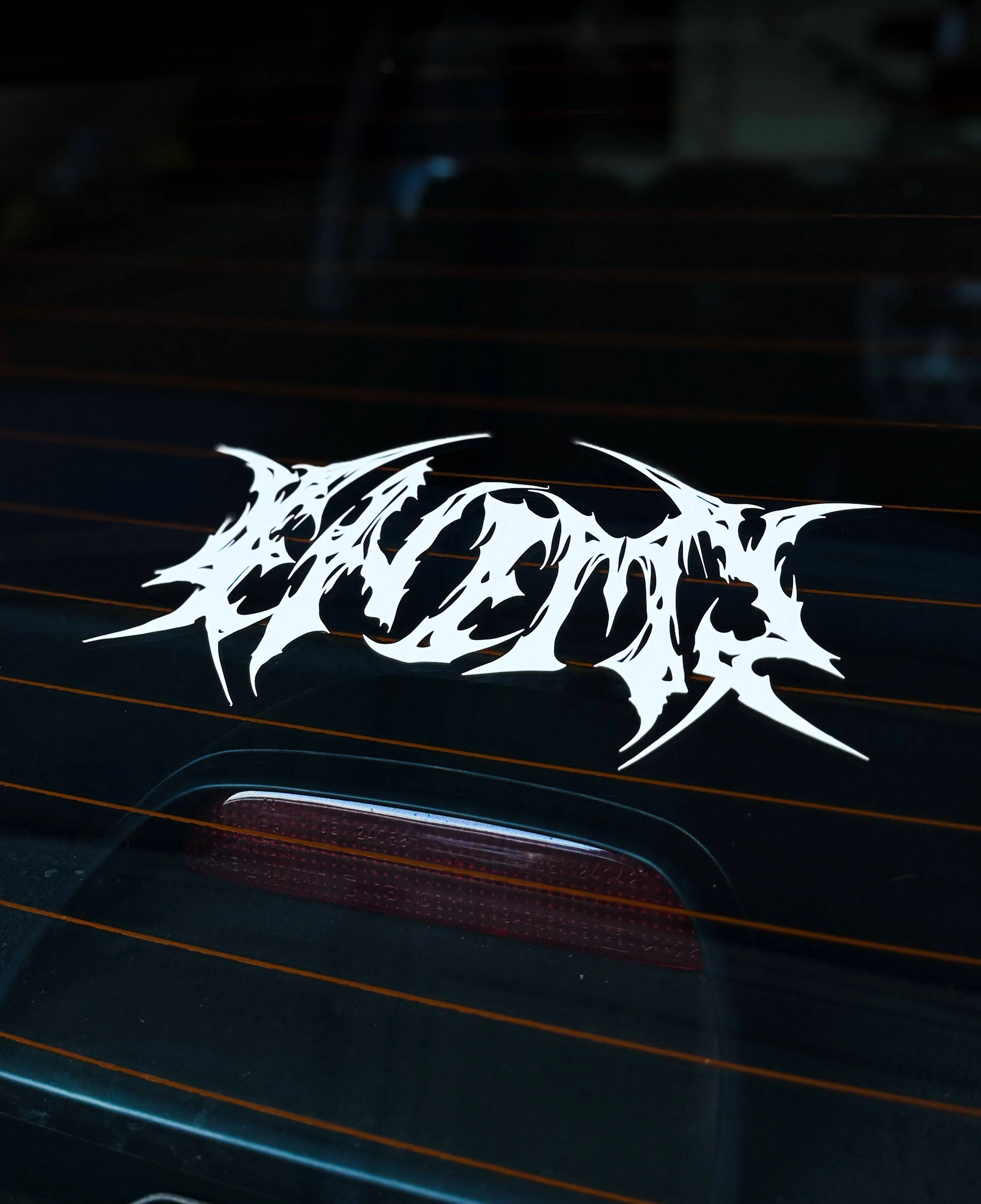 ENEMY Vinyl Car Bumper Decal, Universal Car Sticker, Vinyl Decals for Truck, Automotive Exterior Accessory