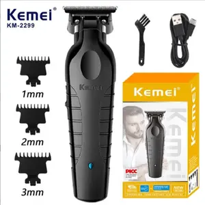 Kome Men's Cordless Hair Clipper USB Rechargeable Electric Trimmer Zero Gap Km-2299, Portable Grooming Tool for Precision Cutting, Wireless Trimmer