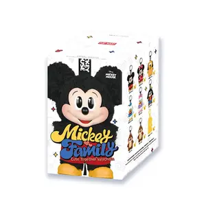 Pop Mart Mickey Family Cute Together Keychain Series Figures Blind Box Sealed