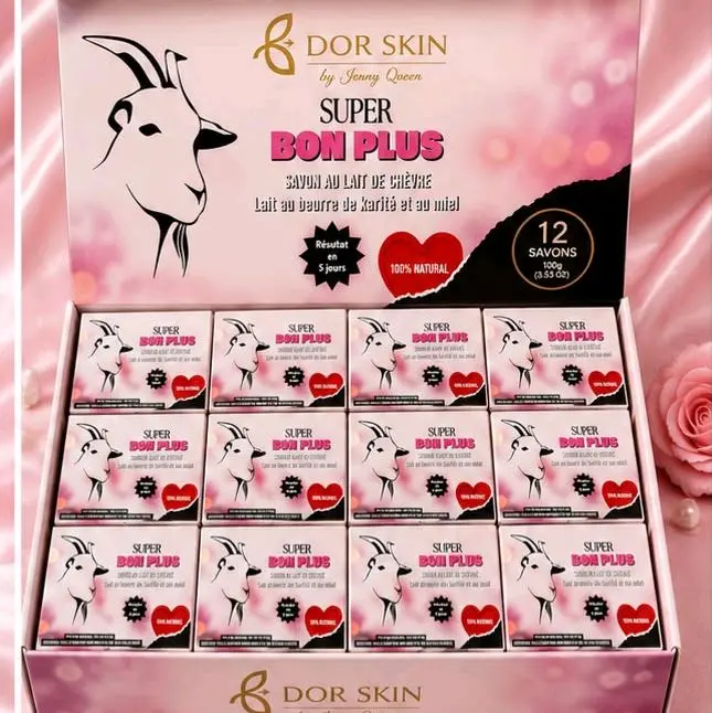 (12)soap Goat Milk Brightening Soap 100% Natural