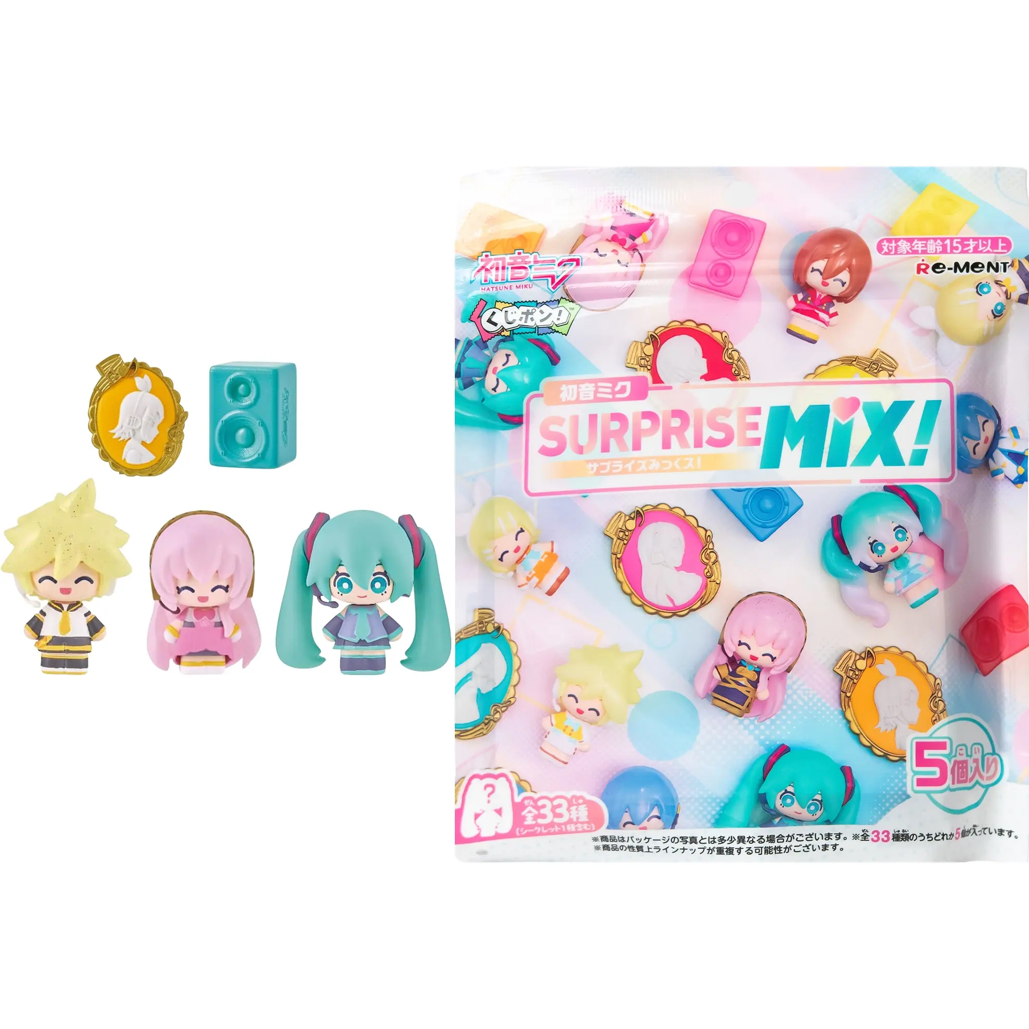 RE-MENT Hatsune Miku Blind Box Mini Figures (Kujipon! Hatsune Miku Surprise Mix) RE-MENT Hatsune Miku Blind Box Mini Figures (Kujipon! Hatsune Miku Surprise Mix)